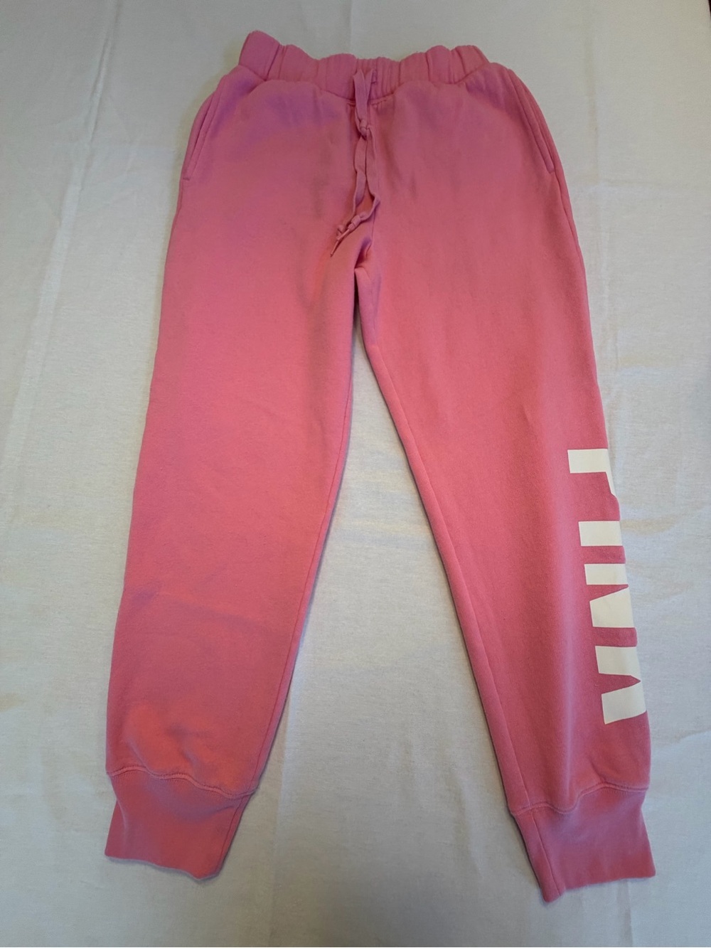 PINK Victoria's Secret Bubblegum Pink Fleece Joggers